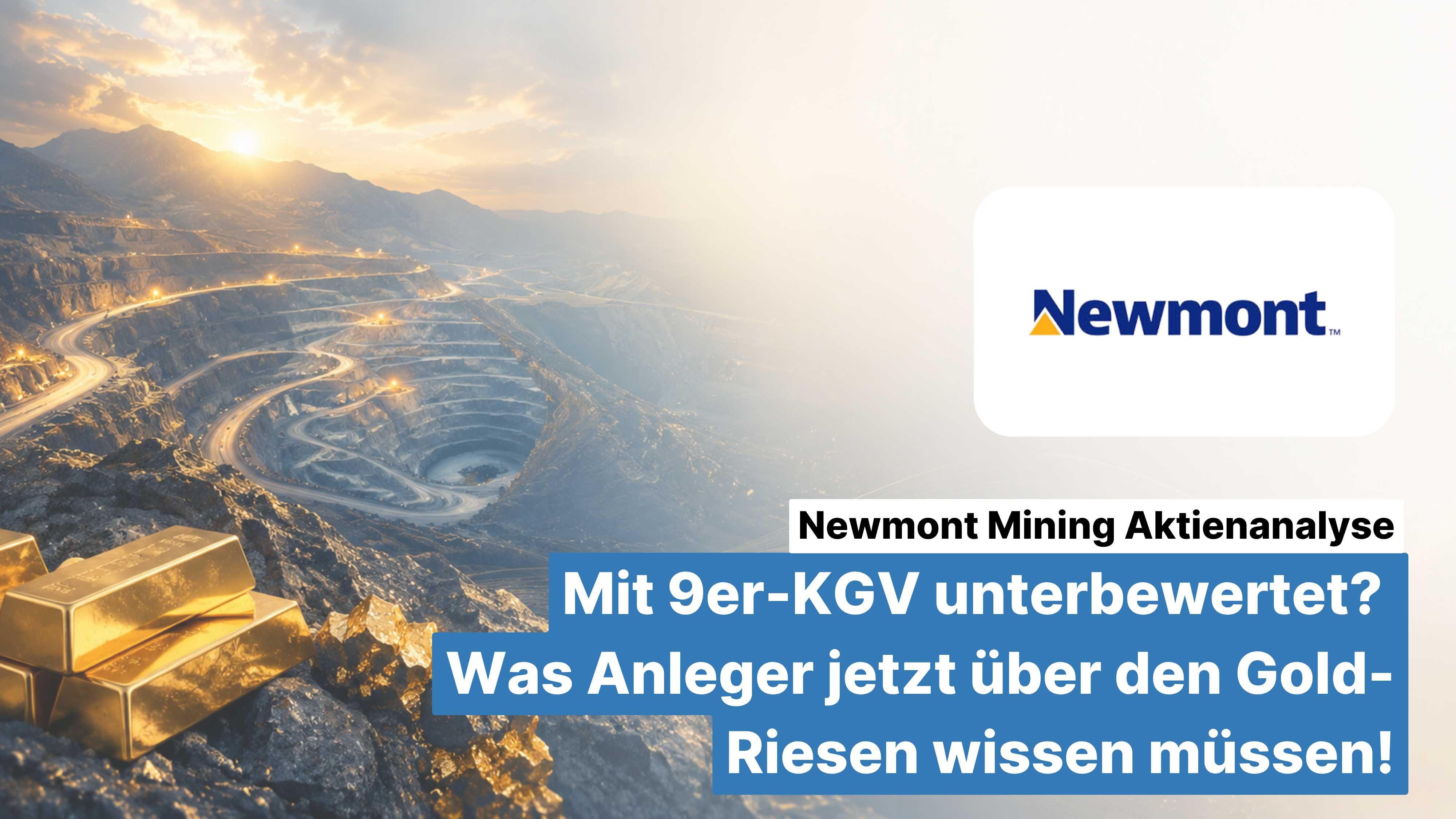 Newmont Aktienanalyse: Mit 9er-KGV unterbewertet? Was Anleger jetzt über den Gold-Riesen wissen müssen!