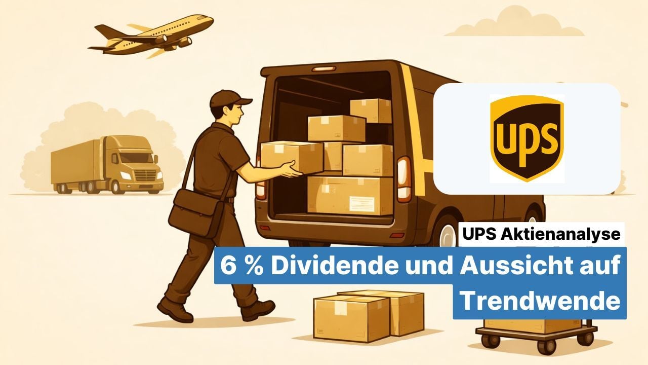 UPS-Aktienanalyse: 6 % Dividende und Aussicht auf Trendwende