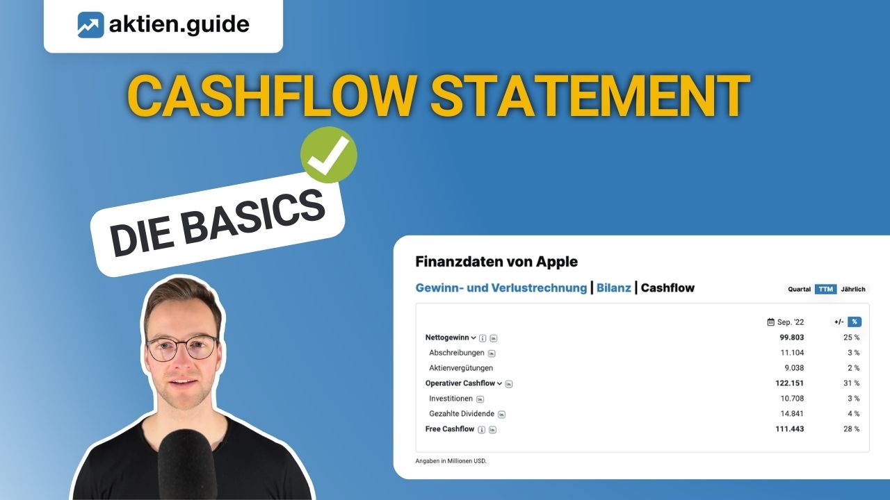 Wie lese ich eine Cashflow Rechnung?