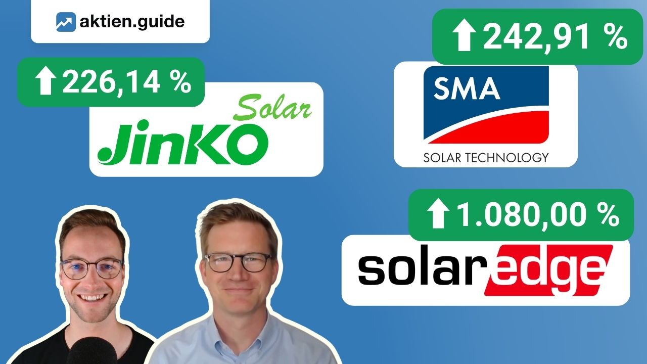 Potential bei Solaraktien in 2023? SolarEdge, JinkoSolar & SMA Solar Aktienanalyse