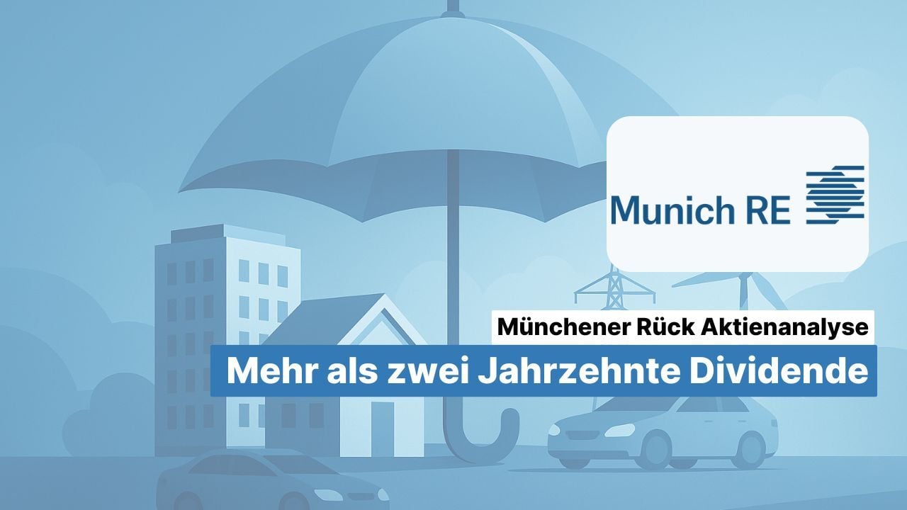 Münchener Rück-Aktie: Mehr als zwei Jahrzehnte Dividende